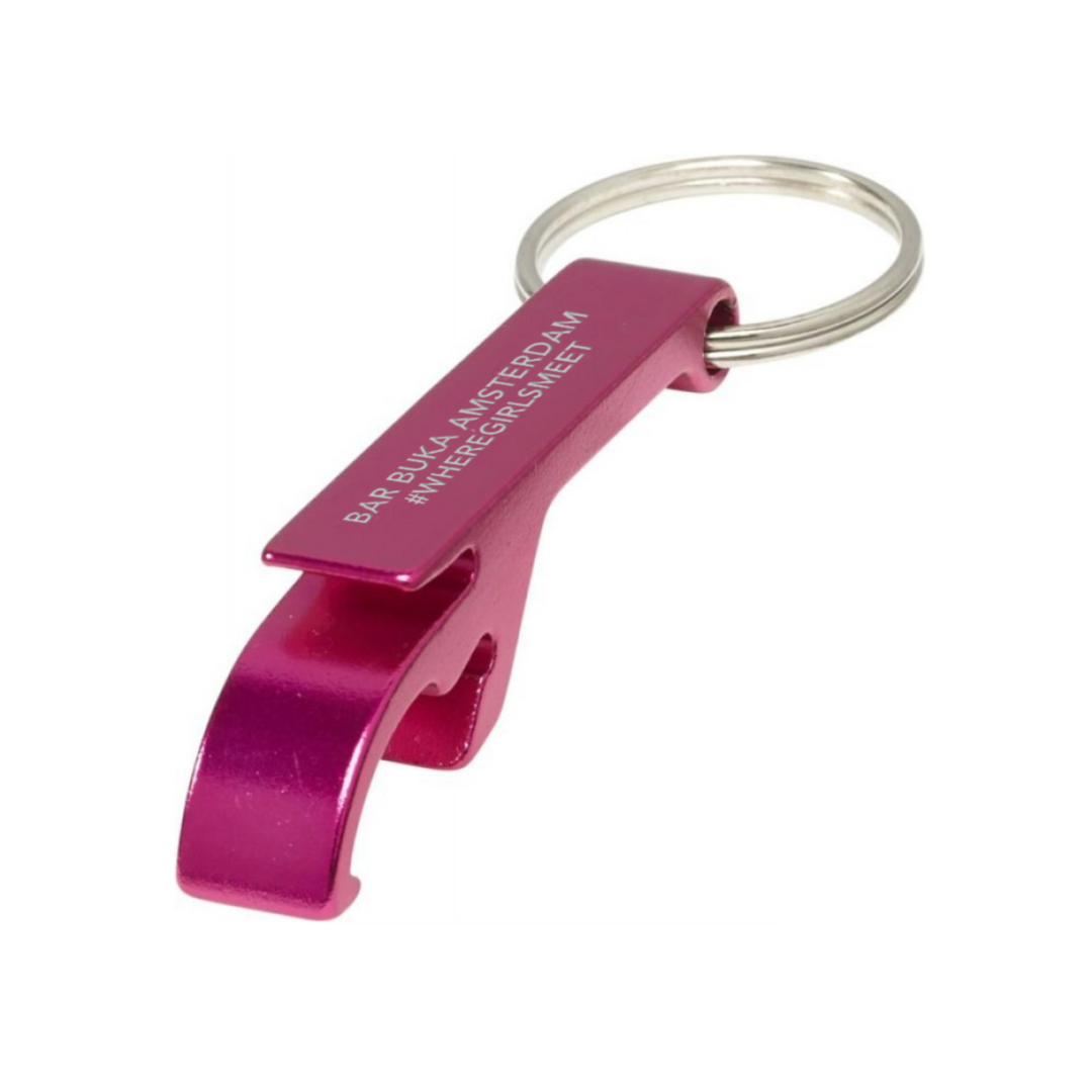 Key chain bottle opener